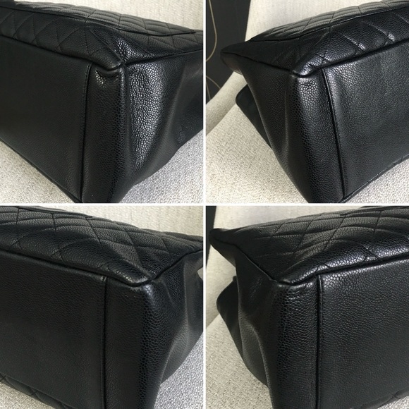 CHANEL Caviar Quilted Grand Shopping Tote GST bag - Picture 14 of 15